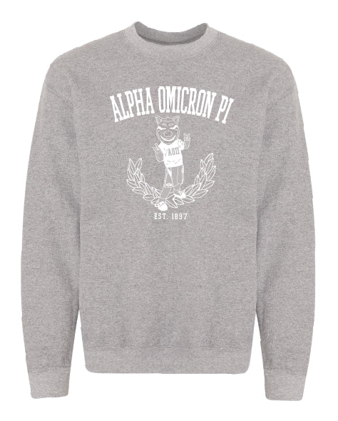 Alpha Omicron Pi - Old School Mascot - PI1117